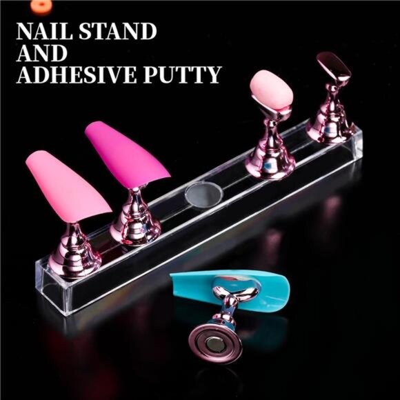 600 Pcs Clear Coffin Nail Tips, Acrylic Nail Kit, Clear Press On Nails, Long - Picture 5 of 7